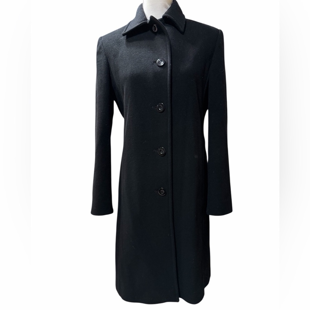 Donn Kenny Classic Black Women's Trench Coat